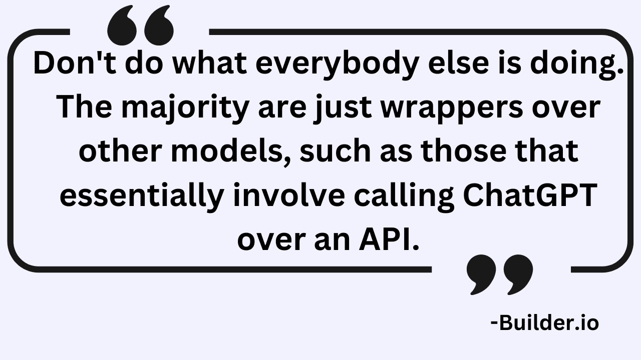 building AI products has come down to just invoking APIs
