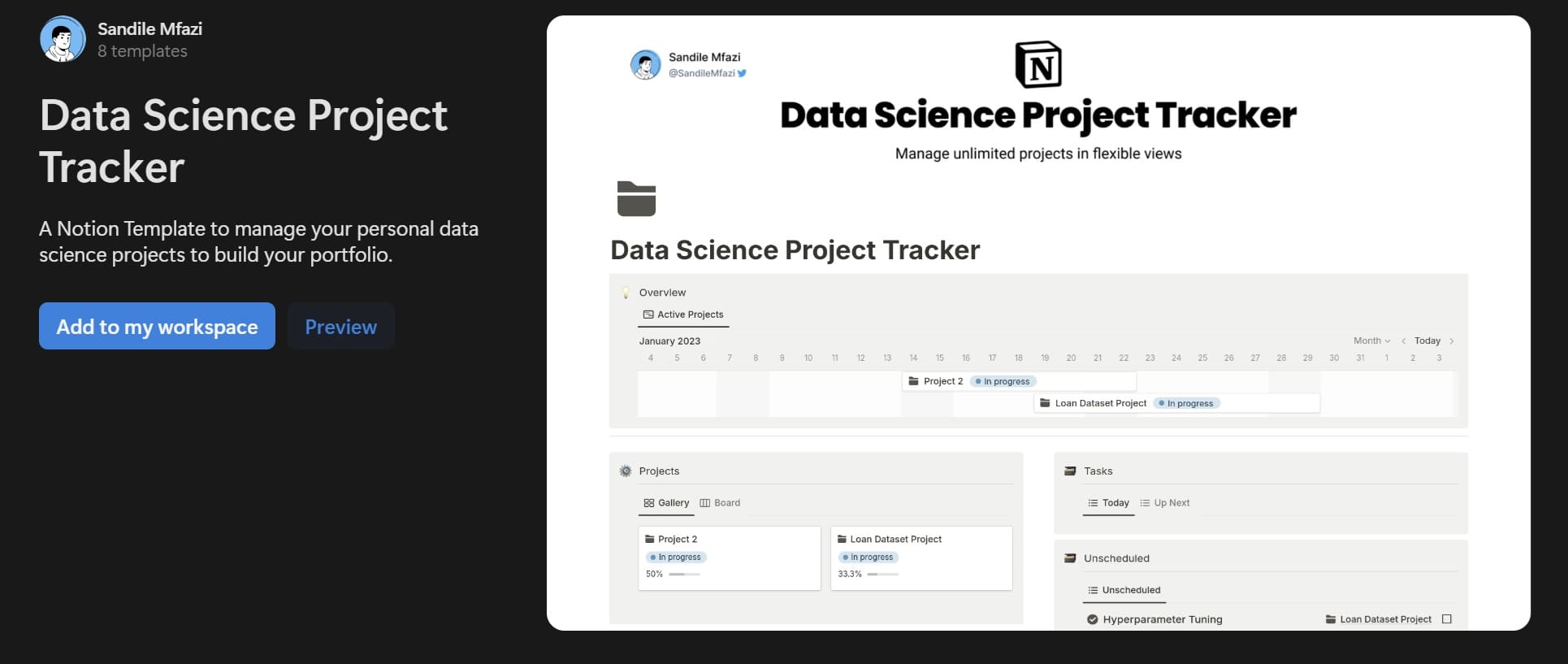 Notion Templates Every Data Scientist Should Have in 2024