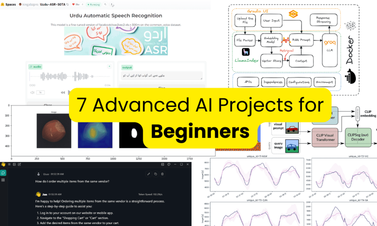 7 Advanced AI Projects for Beginners