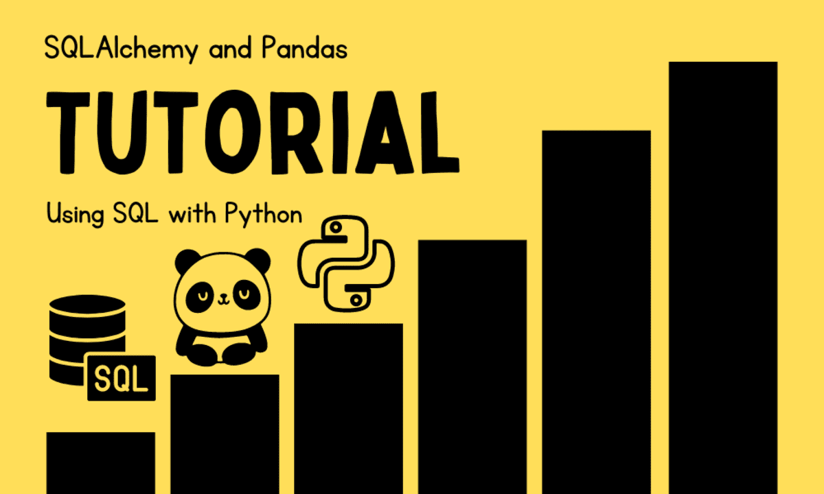 Verwenden von SQL mit Python: Titelbild von SQLAlchemy und Pandas