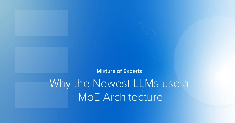 Why the Latest LLMs use a MoE (Combination of Specialists) Structure