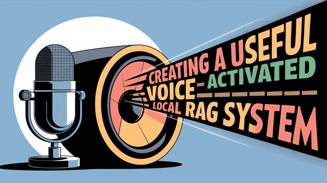 Creating a Useful Voice-Activated Fully Local RAG System