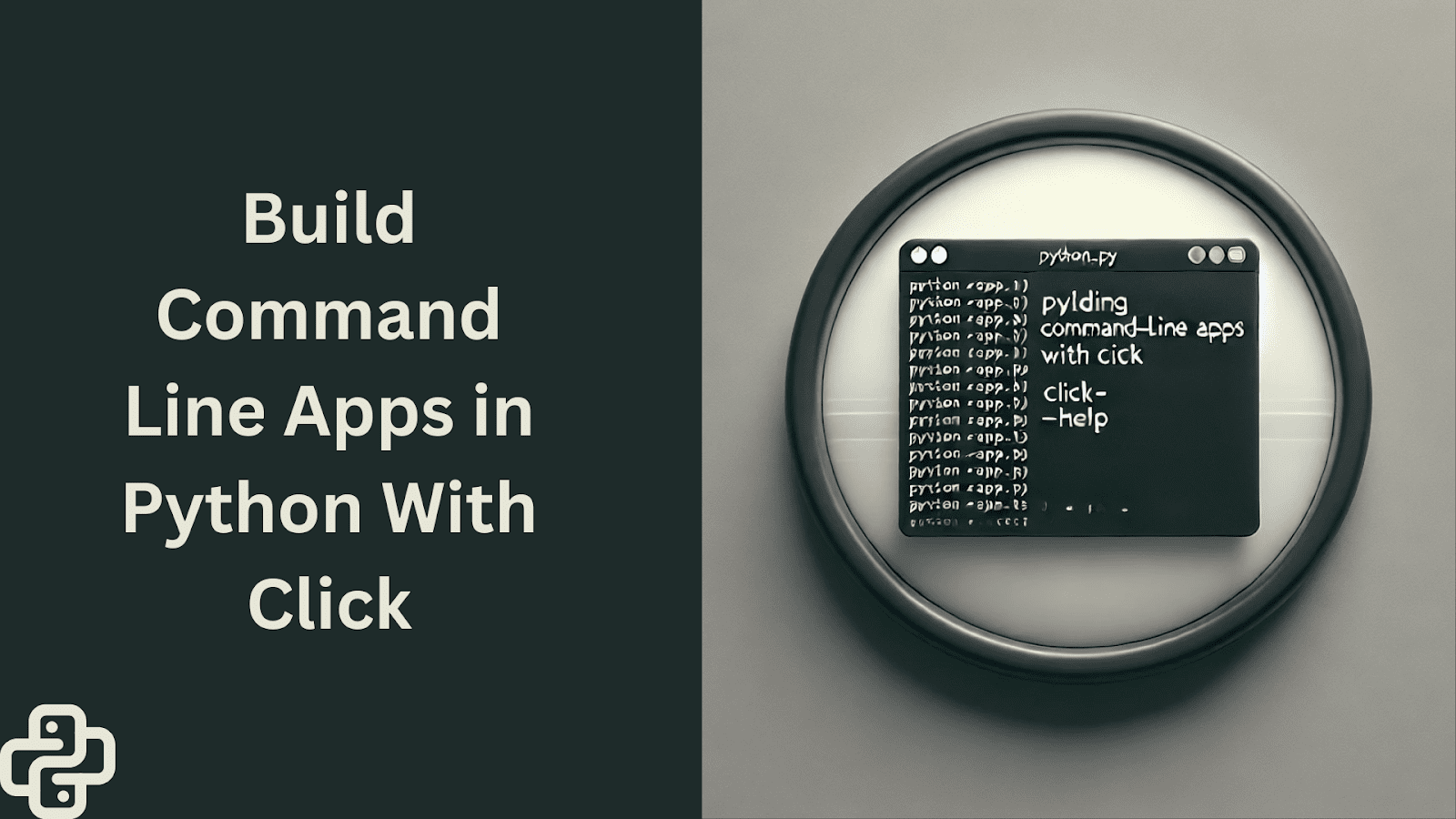 Building Command Line Apps in Python with Click