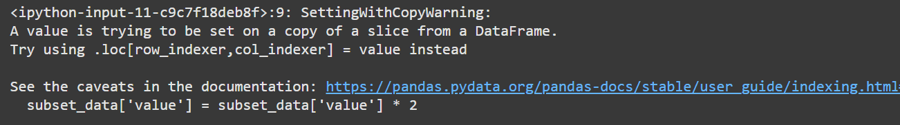 SettingWithCopyWarning